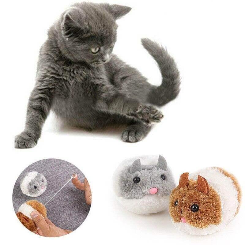 Running Mouse Plush Toy Cat Toys KittyNook   