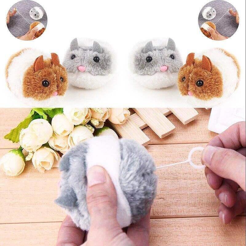 Running Mouse Plush Toy Cat Toys KittyNook   