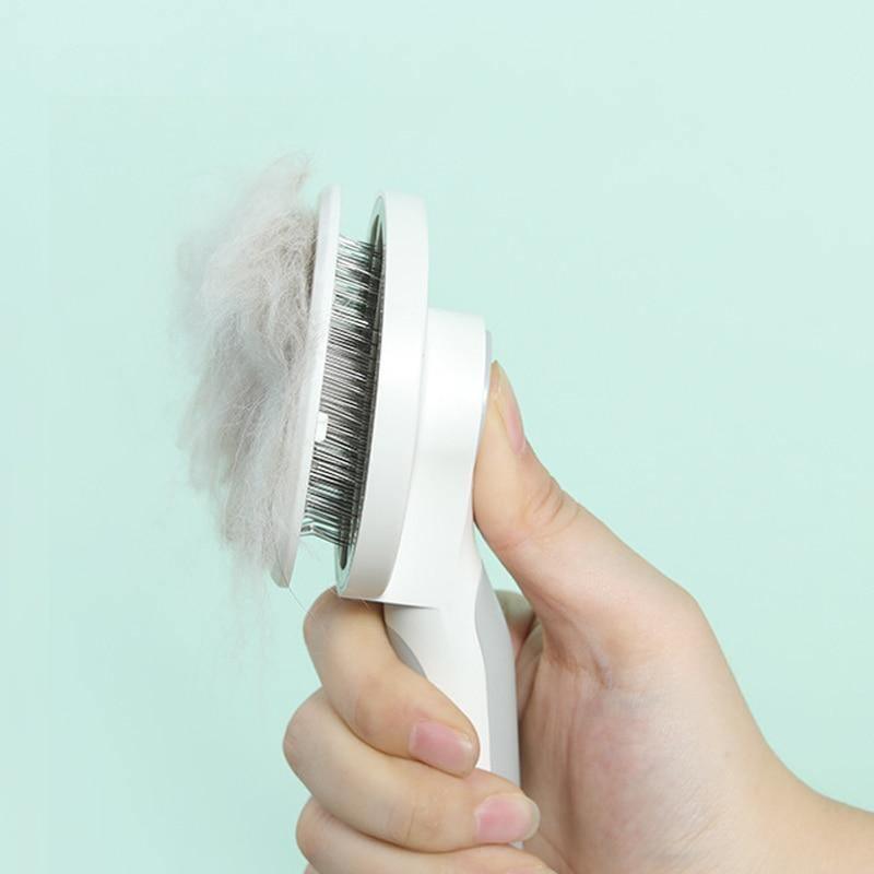 Self-Cleaning Slicker Brush - KittyNook