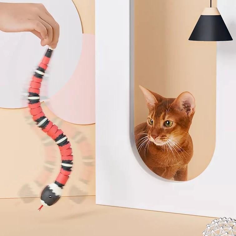 Slinky Moving Snake Cat Toy Cat Toys KittyNook Cat Company   