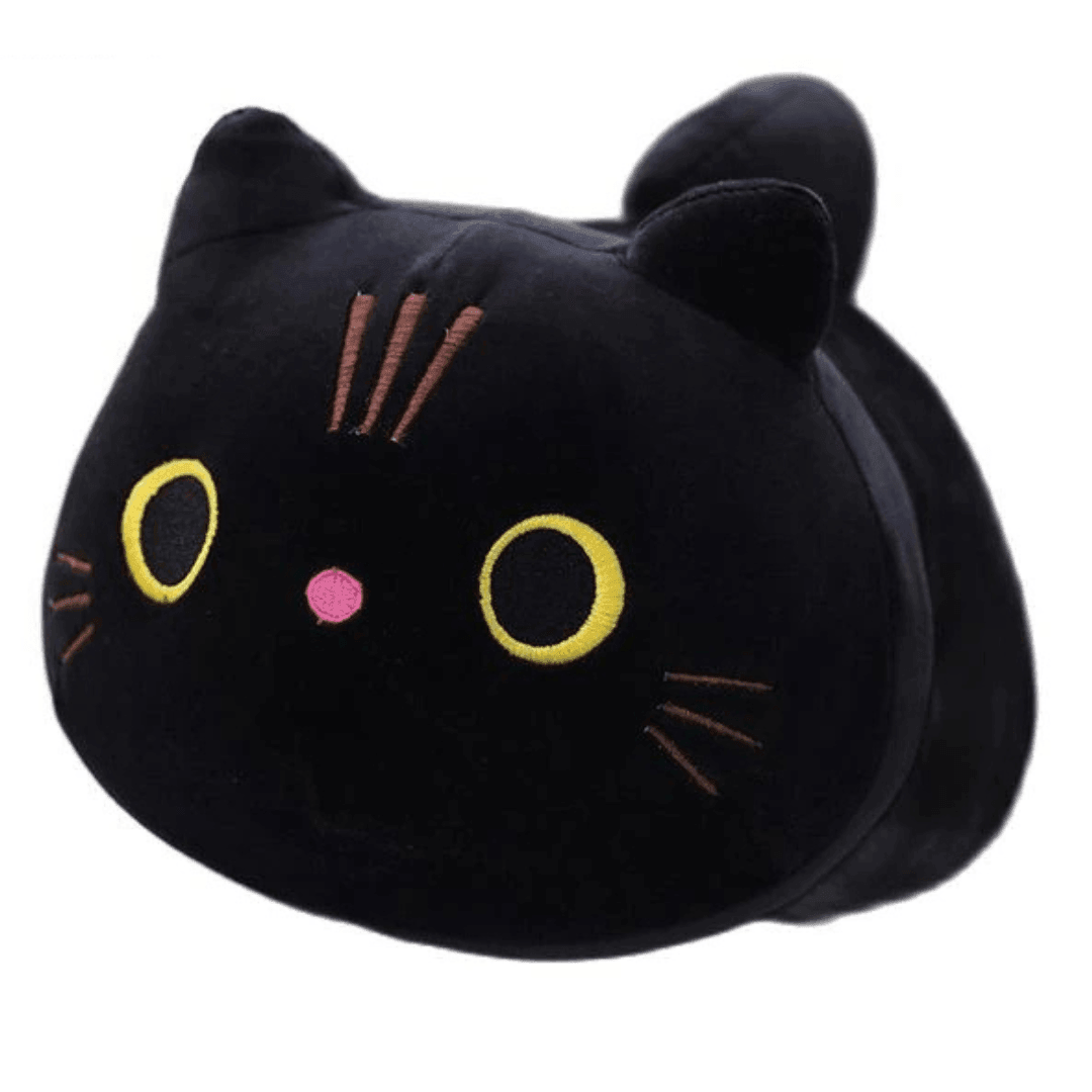 Smooches The Black Cat Plushie - KittyNook Cat Company