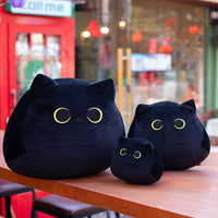 Thumbnail for Smooches The Black Cat Plushie - KittyNook Cat Company