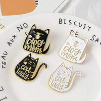 Thumbnail for So Kawaii! Cat Lady and Dog Mom Pins - KittyNook