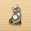 So Kawaii! Flower Cat Enamel Charms (Set of 10) - KittyNook
