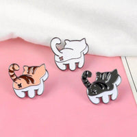 Thumbnail for So Kawaii! Shake Your Behind Cat Pins Apparel & Accessories KittyNook   