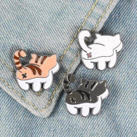 Thumbnail for So Kawaii! Shake Your Behind Cat Pins Apparel & Accessories KittyNook   