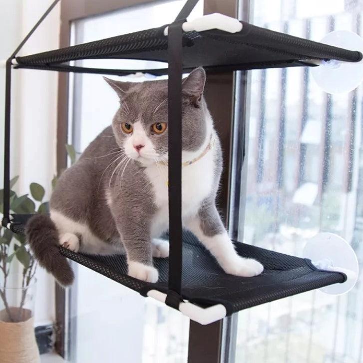 So Sturdy Two-Level Cat Window Perch - KittyNook Cat Company