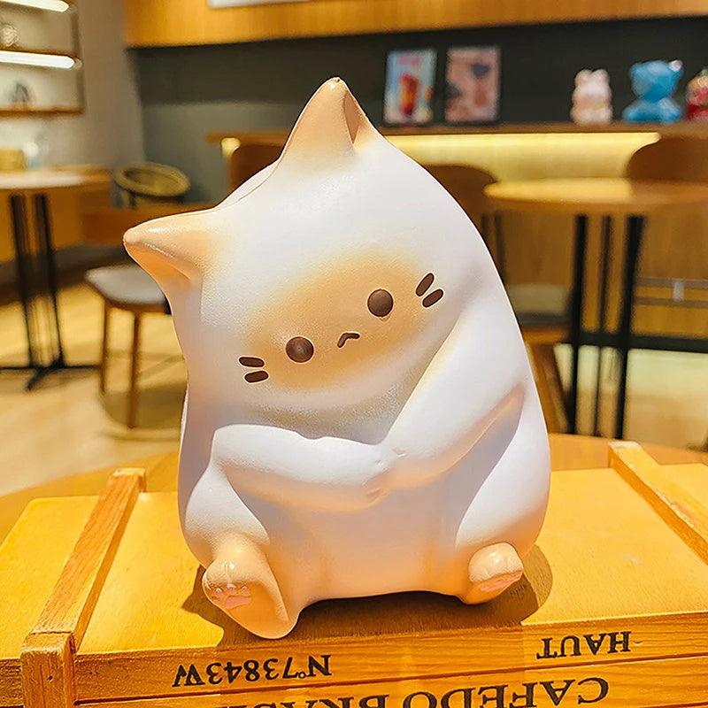 Squishy Cat Stress Toy Toys KittyNook Cat Company White Cat  