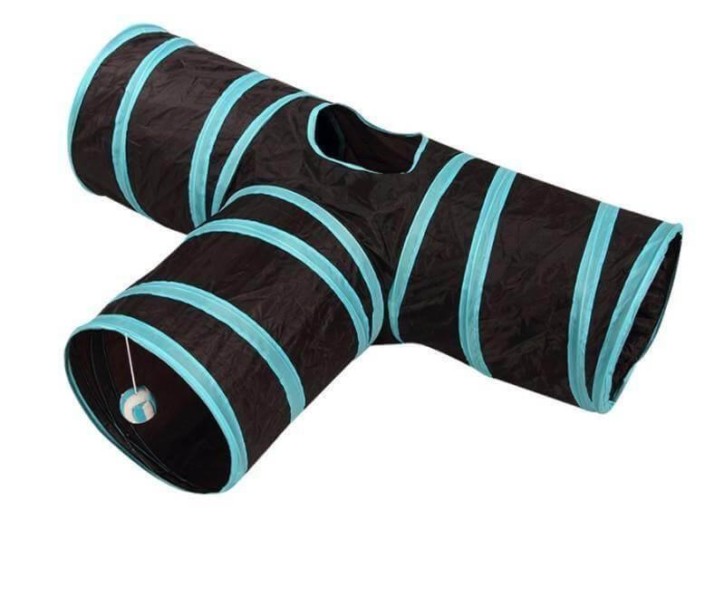 Subway Fun Foldable Cat Tunnel Toy - KittyNook