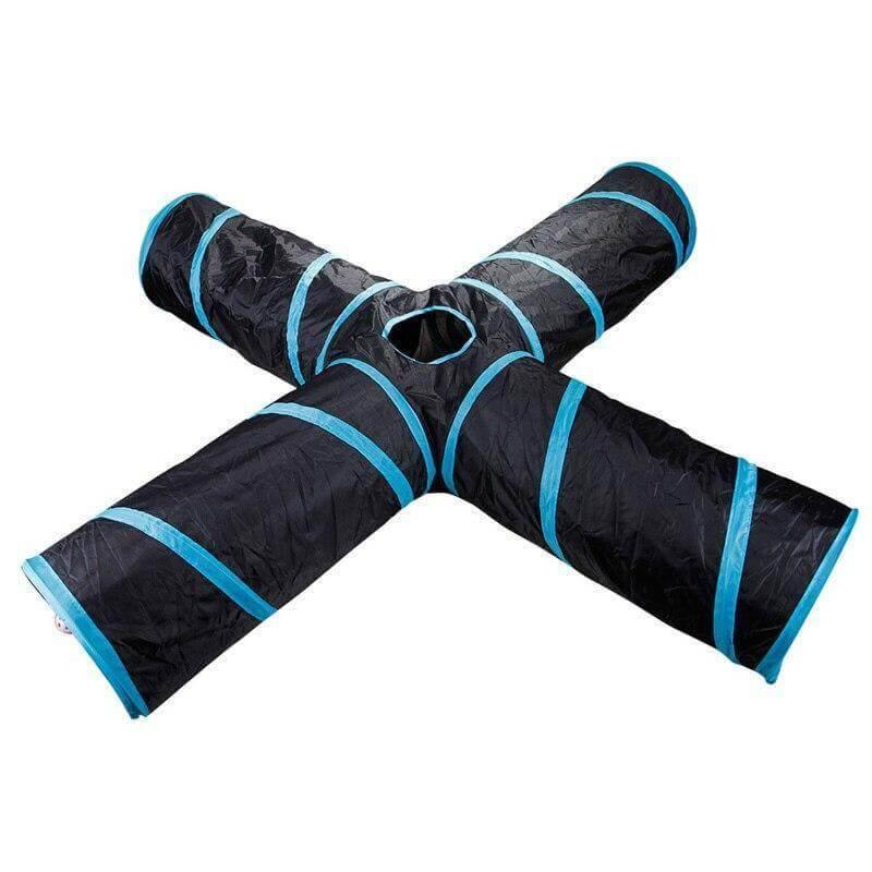 Subway Fun Foldable Cat Tunnel Toy - KittyNook