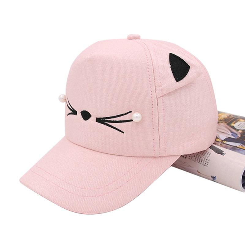 Summer Whiskers Cat Cap - KittyNook Cat Company
