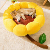 Thumbnail for Sunflower Fancy Cat Bed - KittyNook Cat Company