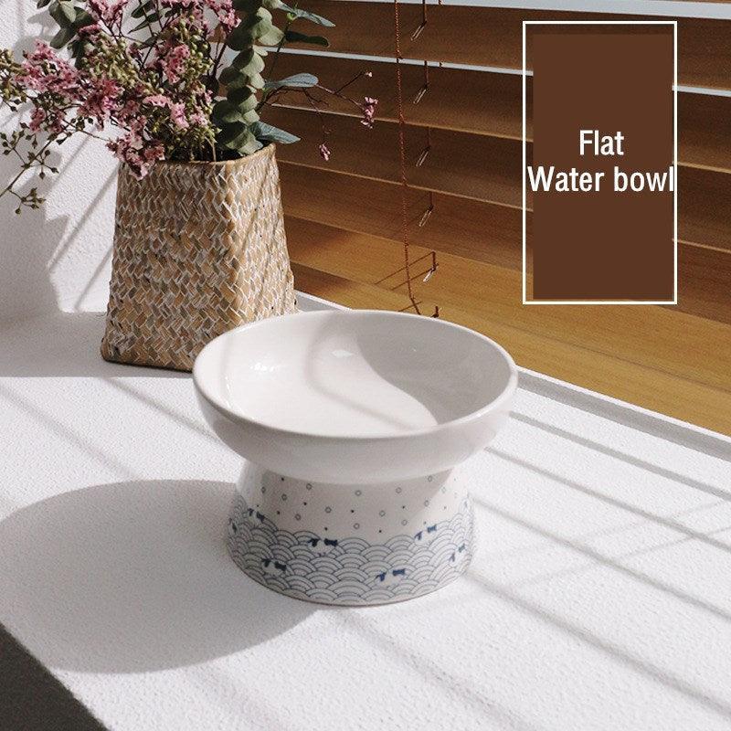 The Meow Ceramic Cat Bowl - KittyNook Cat Company