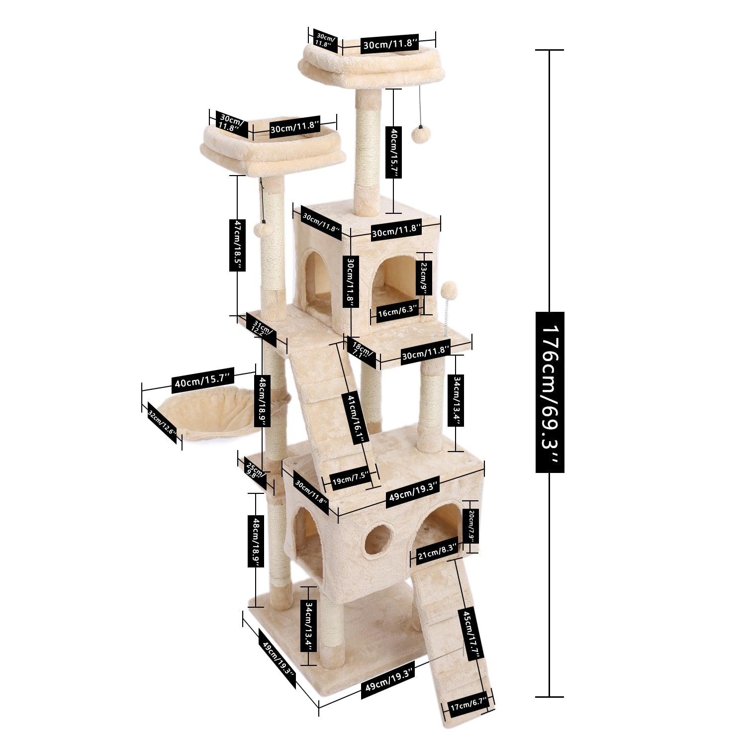 Treezilla Extra Large Cat Tree - KittyNook Cat Company