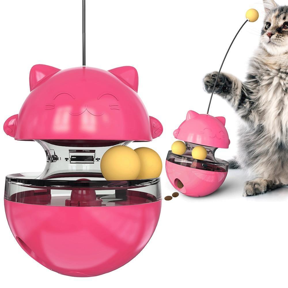 Tumbling Top Slow Feeder Toy - KittyNook
