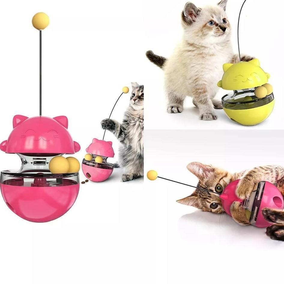 Tumbling Top Slow Feeder Toy - KittyNook