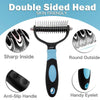 Load image into Gallery viewer, Two Sided Cat Deshedding Brush - KittyNook Cat Company