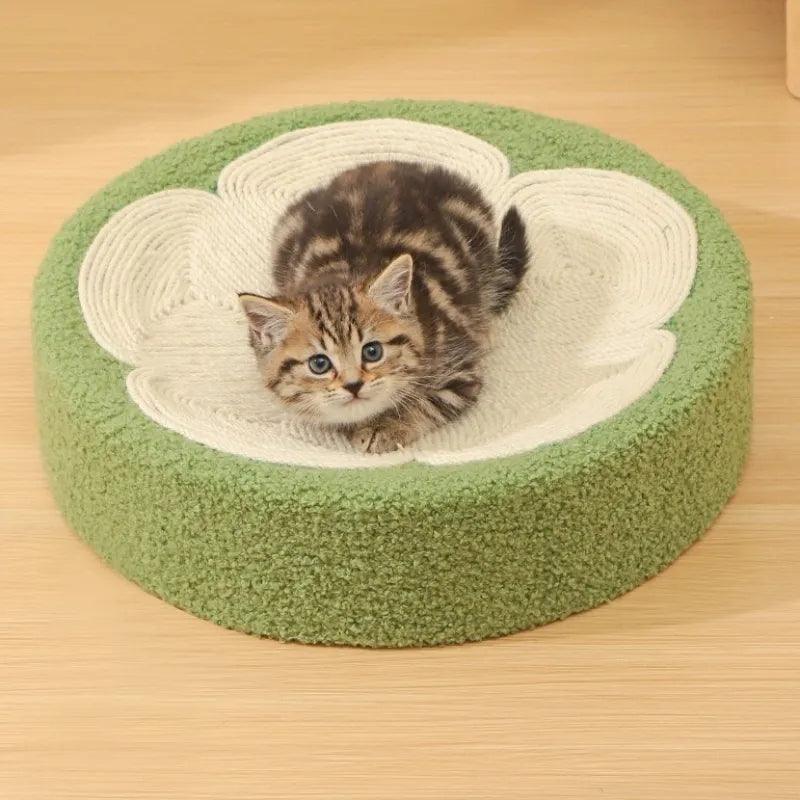 Whisker Whirl Cat Bed Scratcher  KittyNook Cat Company   