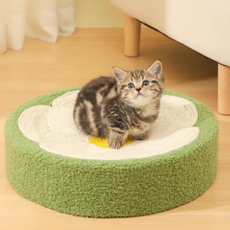 Whisker Whirl Cat Bed Scratcher  KittyNook Cat Company   