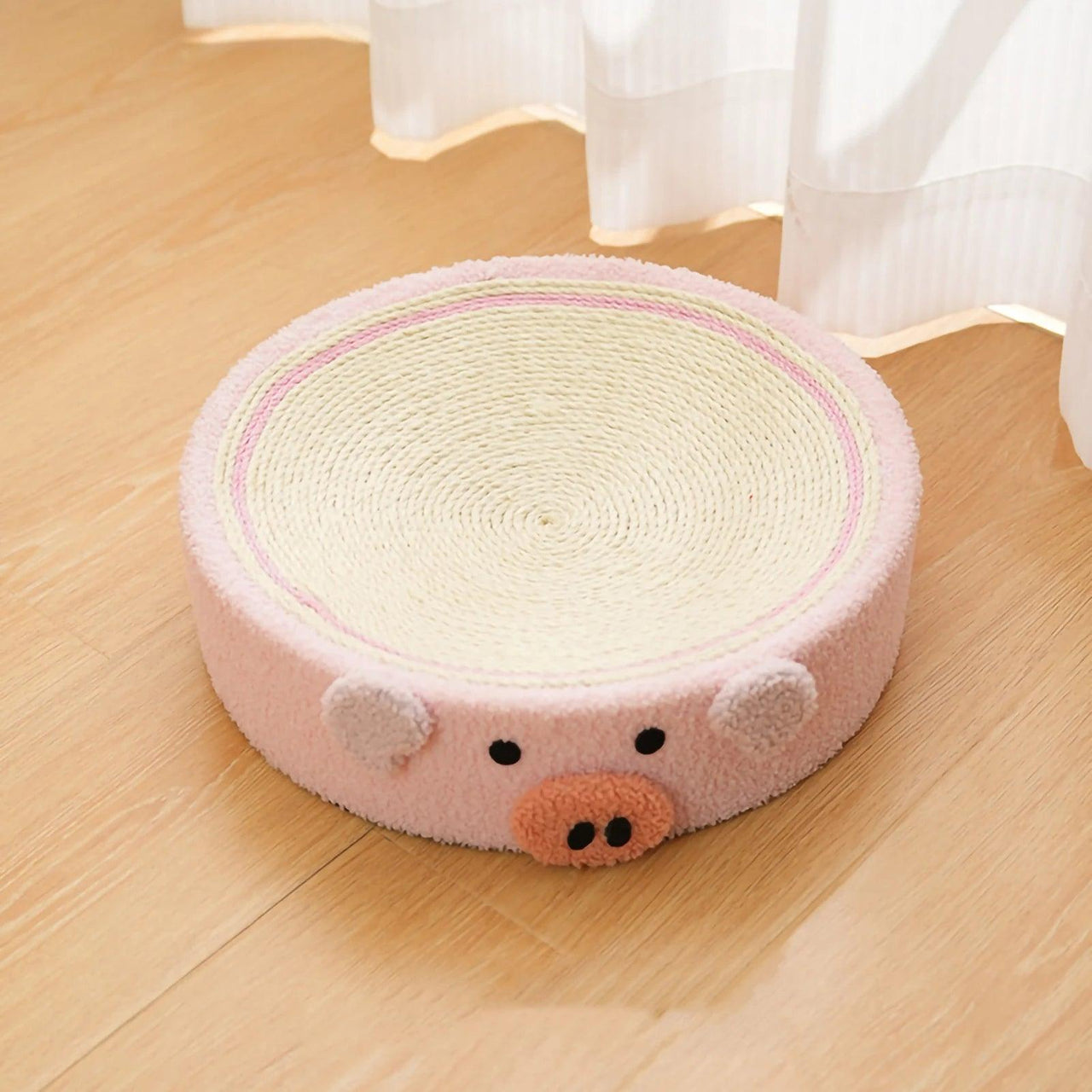 Whisker Whirl Cat Bed Scratcher  KittyNook Cat Company Pig  