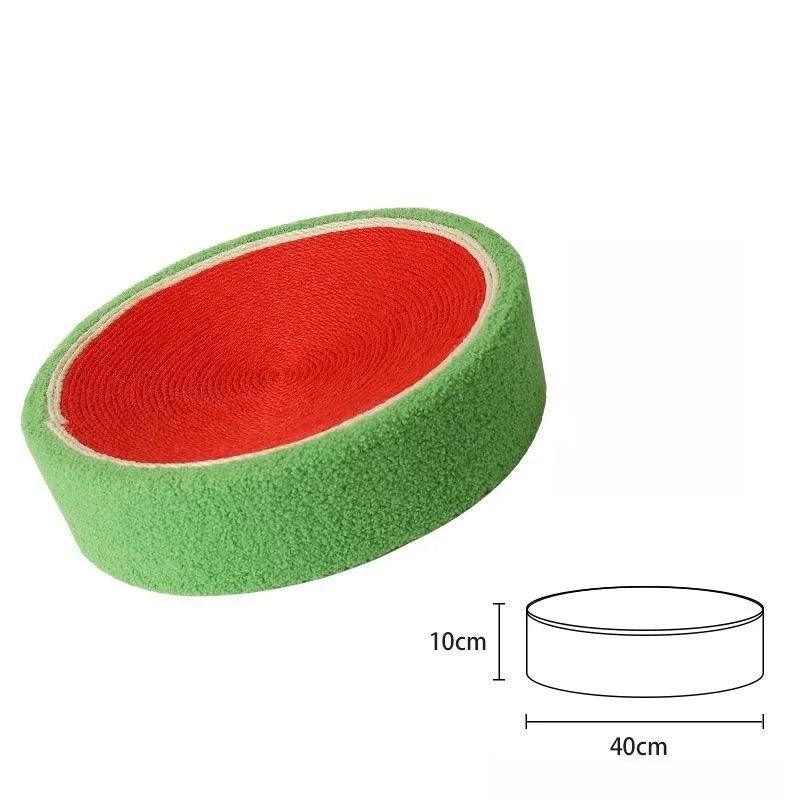 Whisker Whirl Cat Bed Scratcher  KittyNook Cat Company Watermelon  