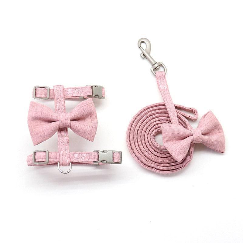 Big Bow Adjustable Cat Harness - KittyNook Cat Company